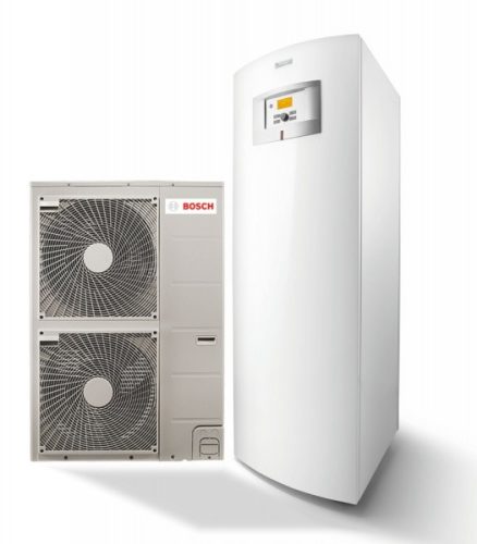 Bosch Compress Osztott  beépített tartályos hőszivattyú 10 kW.