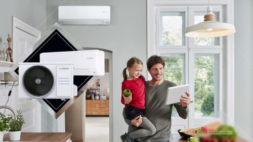 Bosch Climate Fűtős osztott splitt klíma 2,6 kW