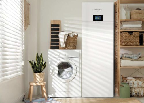 Gree Versati lll. All-in-One  Osztott  beépített tartályos hőszivattyú 10 kW.