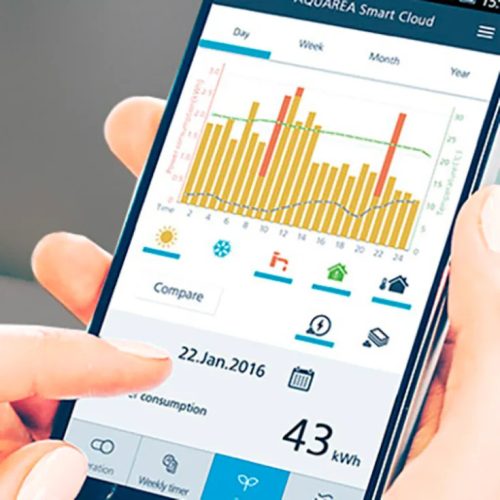 Panasonic Aquarea High Performance monoblokk hőszivattyú 7 kW.